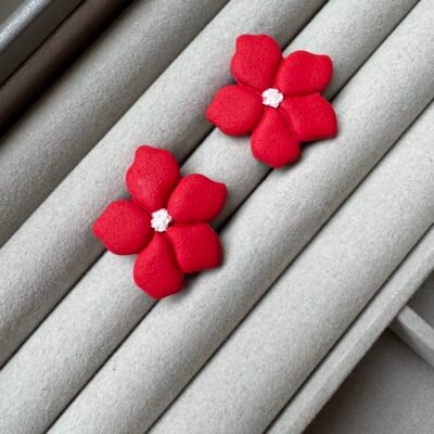 Auskarai Maxi gėlytės