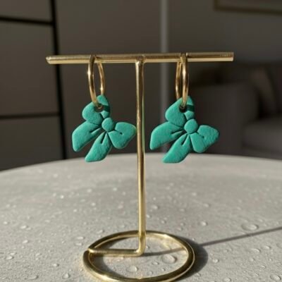 Auskarai Kaspinėliai ant rinkučių