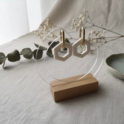 Auskarai Rombai ant rinkučių